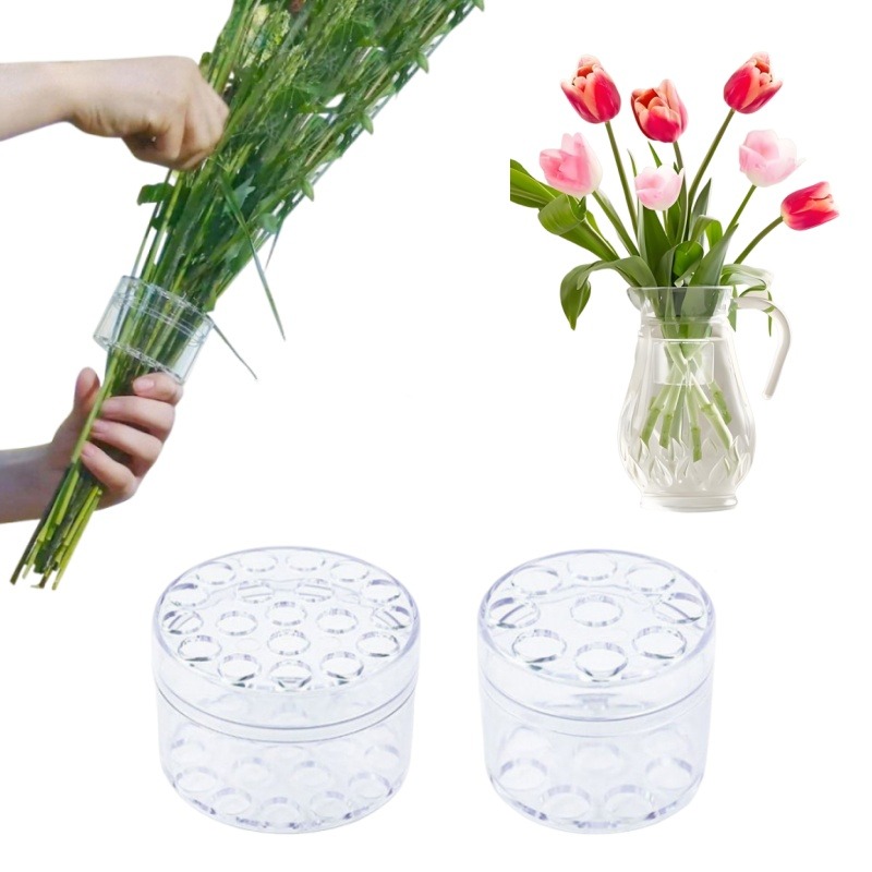Florist Supply Bulk - Spiraalvormige stamhouder Stevige, heldere bloemstukhouder DIY