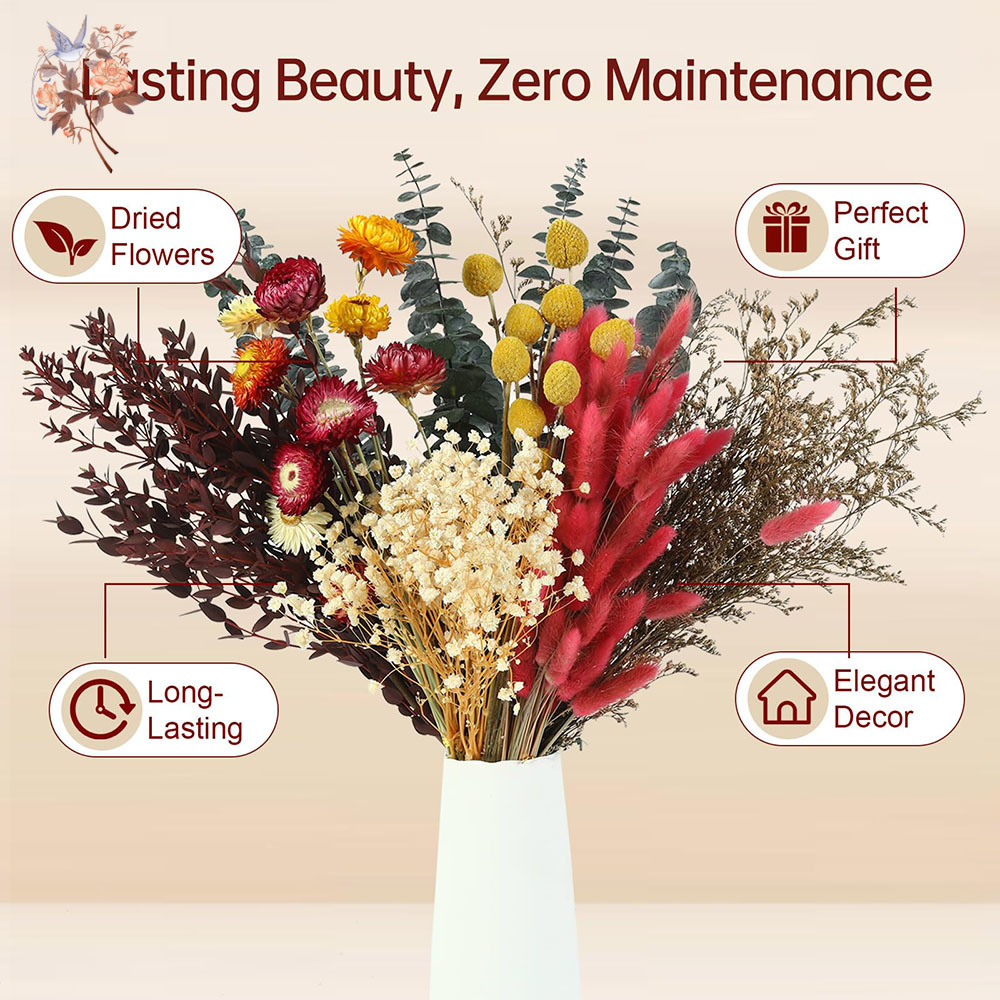 Gedroogde bloemen, grootverpak - Florist Supply Bulk recensie en prijs
