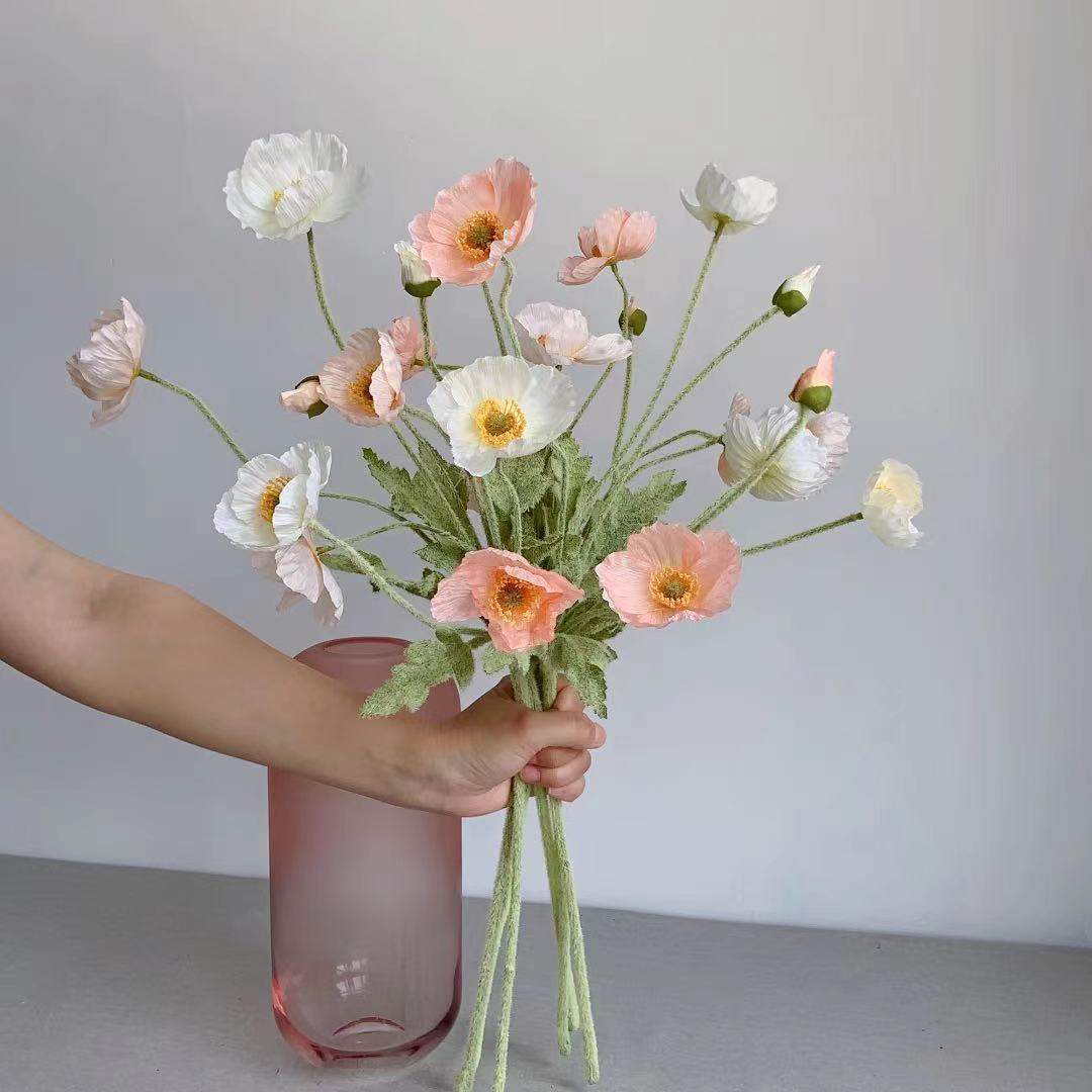 Nep Papaver Zijde Bloemen Lang - Florist Supply Bulk recensie en prijs