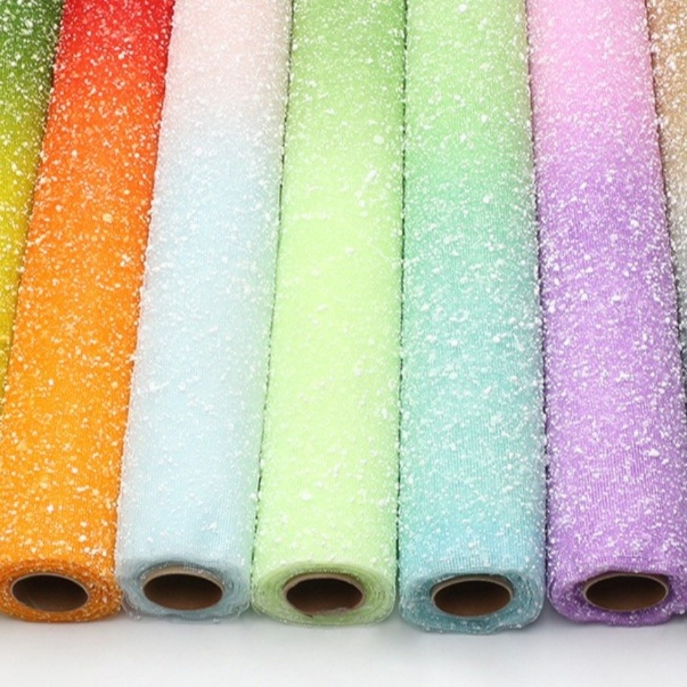 Gradient Sneeuw Dot Garen Mesh - Florist Flower Supply recensie en prijs